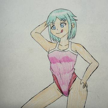スピネルちゃんの水着姿