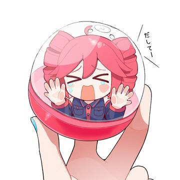 ガチャガチャのかわいいテトさん