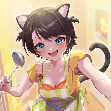 お出迎えするケモ耳すばる