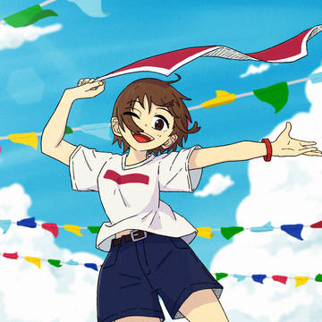 オリジナルキャラクター「みひろ」【歌ってみた動画用アートワーク】