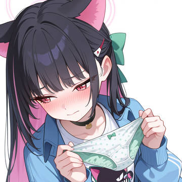 借りたパンツを見せてくれるカズサ