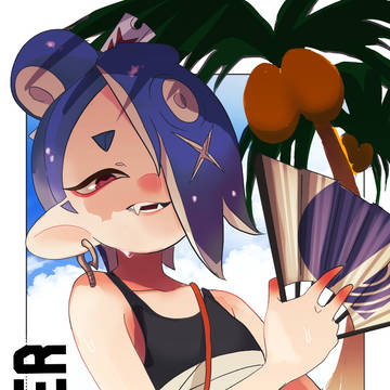 暑さに負けないレイダースフウカちゃん