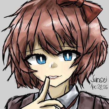 Sayori Fanart!!! Shes a cutie