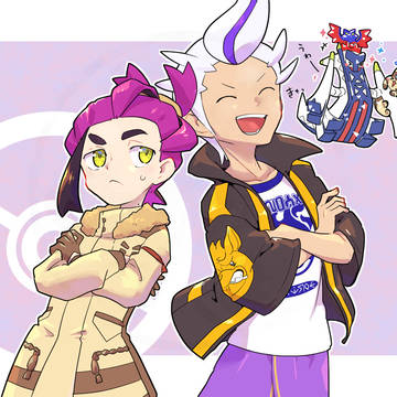 マジコススグリとカキツバタ