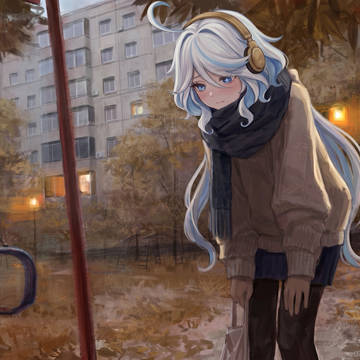 An autumn walk with Furina