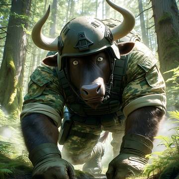 牛獣人兵士