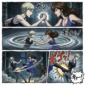 峰不二子とミーシャの対決
