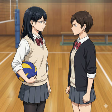 清水潔子vs道宮結