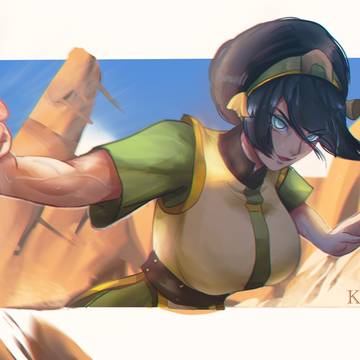 Toph Flipped Off