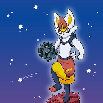 宇宙でグヌギダマをリフティングするエースバーン