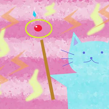 雷魔法ねこ