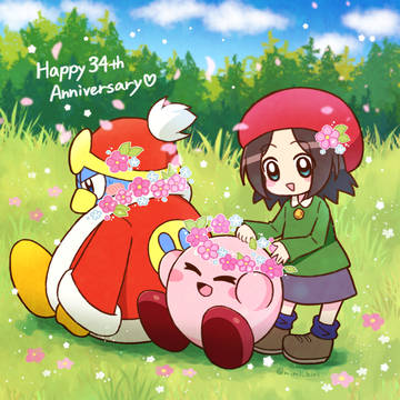 カービィお祝い 34周年