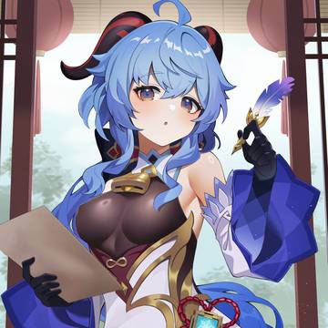 お仕事甘雨ちゃん