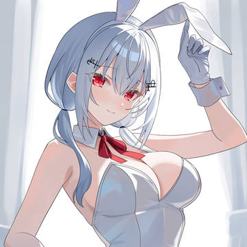 白バニーはかちぇ