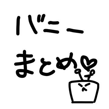 バニー📺まとめ