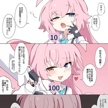 絆ランク10/100/1000の反応　ホシノ