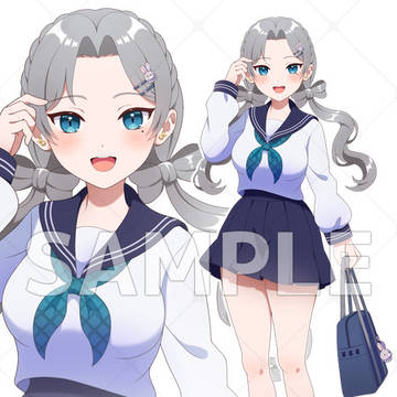 Vライバー 橘純麗様 新衣装立ち絵 セーラー服ver.