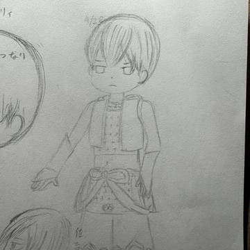 昨日の絵に描き足し