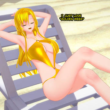 Gold on the beach