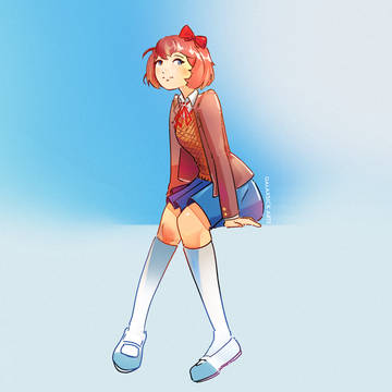 Sayori Cute Pose