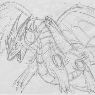 ボルメテウスリバースドラゴン(ラフ)