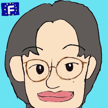 ひろゆきさんのフランスの免許証風な絵を描いてみた🧑‍🎨🎨