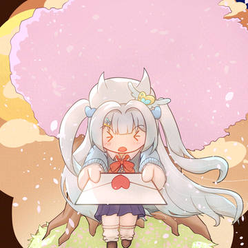 甘羽しお_春_ヴィネット風