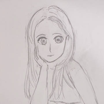 girl in casual clothes カジュアルな服装の