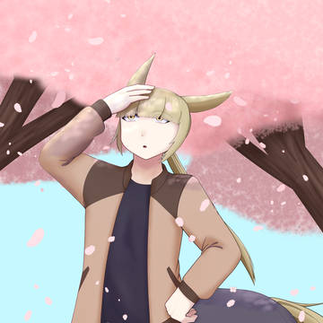 まだ咲いてた🌸🐴