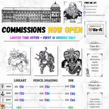 COMMISSION NOW OPEN
