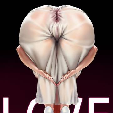 Heart shaped Butt