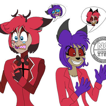 Adean and Alastor body swap