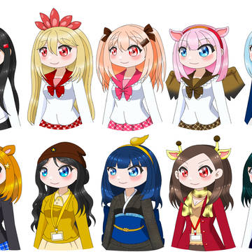 大手企業萌え擬人化 225_Girls_Project No.2
