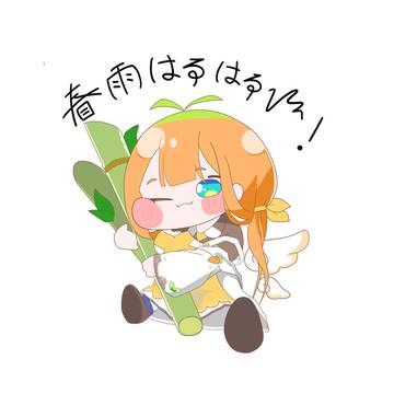 友人宛てのアイコンイラスト