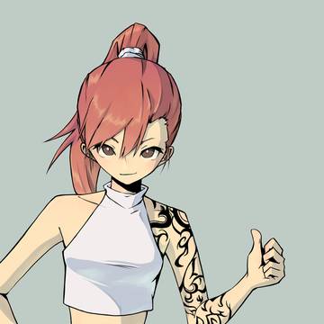タトゥー少女いいね
