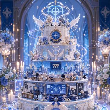 ブルーアーカイブ　ウェディングケーキ