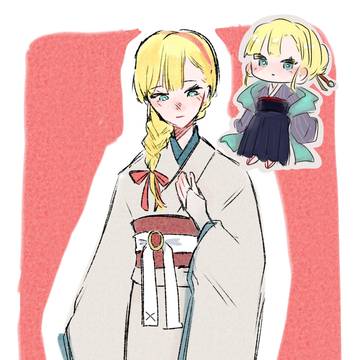 【みかけん春企画】着物なお二人