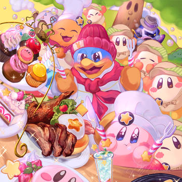 Happy Birthday in Kirby Cafe⭐️☕️