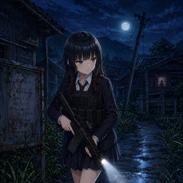武装した女の子①（甘露ひかるちゃん）