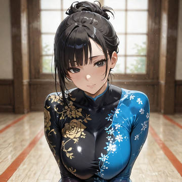 レオタードの女性 (63)