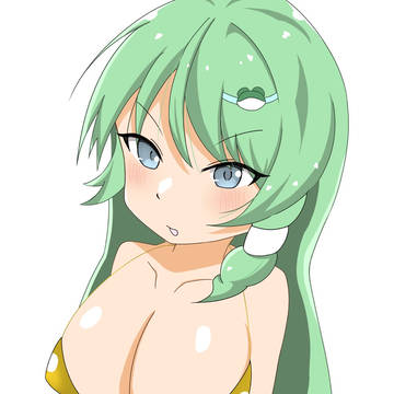 ビキニを着た早苗さん