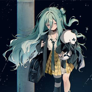 【創作】カースドールちゃんJKコス立ち絵