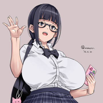 パンチラ眼鏡っ娘