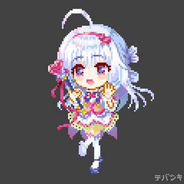 ドット絵花騎士 アンゲロニア