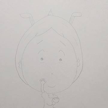 下描き２