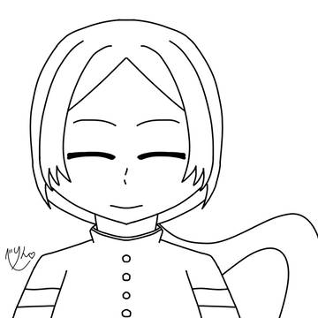 線画〜メメントリより じおるさん〜