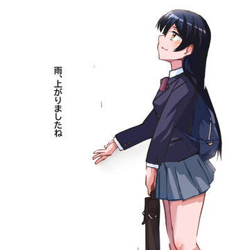 雨上がりの海未ちゃん🌺