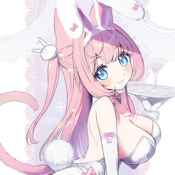 うちの子白バニー