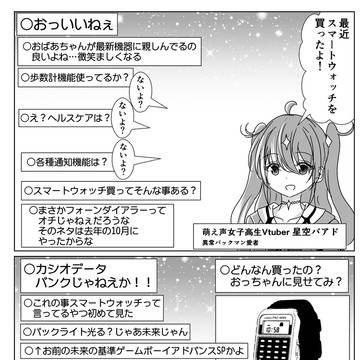 スマートウォッチと年齢を詐称してるVtuber