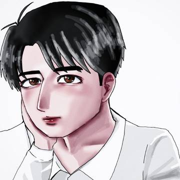 頬杖